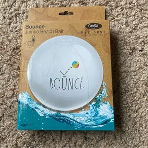 NWT Rae Dunn Bounce Jumbo Beach Ball